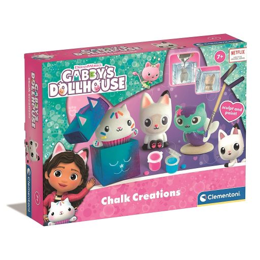 Gabby's Dollhouse Paintable Gipsabdruck-Kreativset Clementoni