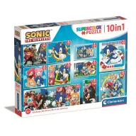 Sonic the Hedgehog Heroes Rivals 10 in 1 Puzzle Clementoni