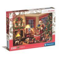   Weihnachten Santa's Gift 1000-teiliges Clementoni Puzzle