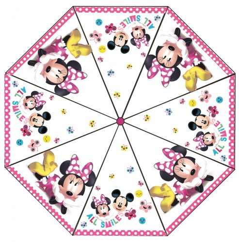 Disney Minnie Kinder transparent Regenschirm Ø76 cm