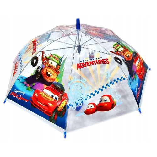 Disney Cars Kinder transparent Regenschirm Ø76 cm