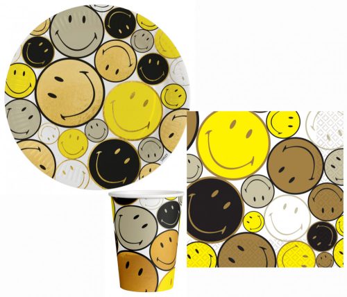 Emoji Smiley Originals Party Set 32-teilig