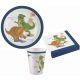 Dinosaurier Happy Party-Set mit 36 Stück und 23 cm Tellern