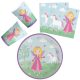 Princess, Princess Party Set mit 36 Tellern 23 cm