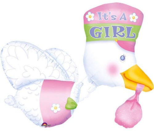 Baby Girl FolienLuftballon