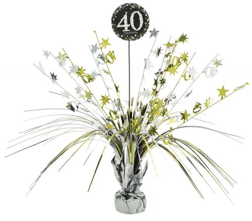 Happy Birthday 40 Tischdekoration