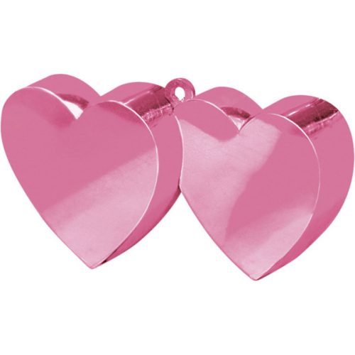 pink, Pink double Herz Ballon, Luftballon Gewicht