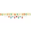 Regenbogen Retro Rainbow Schild 176 cm
