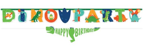 Dinosaurier Happy Birthday Schrift 230 cm