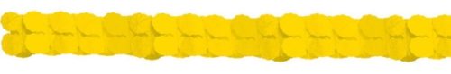 Sunshine Yellow, Gelb Papier Girlande 365 cm