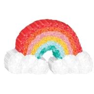 Regenbogen Retro Rainbow Mini-Dekoration 19 cm