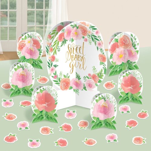 Floral Baby Tisch Dekoration Set
