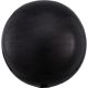 Black, Schwarzer Ball Folienballon 40 cm