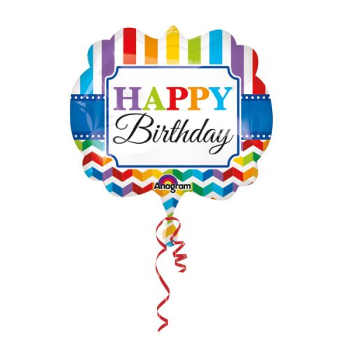 Happy Birthday FolienLuftballon 63 cm