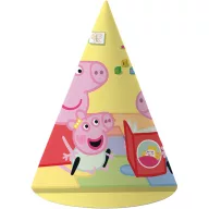Peppa Wutz Story Time Partyhüte, Kegelform 6 Stück