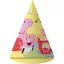 Peppa Wutz Story Time Partyhüte, Kegelform 6 Stück