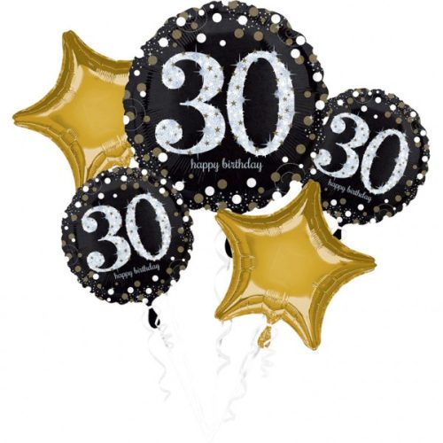 Happy Birthday 30 Folienballon 5er Set Set