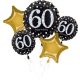 Happy Birthday 60 Folienballon 5er Set Set