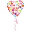 Liebe Ich hab dich lieb Folienballon 43 cm