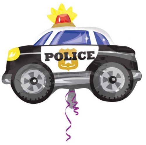 Polizeiauto Mini FolienLuftballon