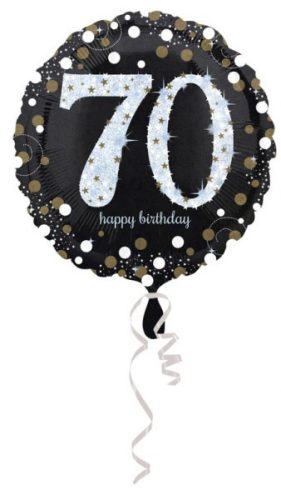 Happy Birthday 70 FolienLuftballon 45 cm
