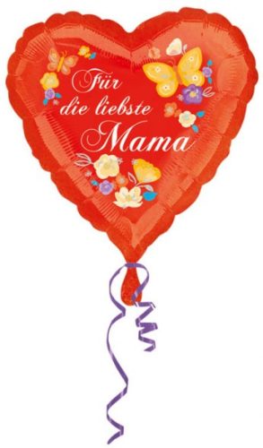 Best Mom Ever, Beste Mutter Folienballon 43 cm