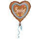 Liebe Spatzl Herz Folienballon 43 cm