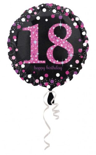 Happy Birthday 18 FolienLuftballon 43 cm