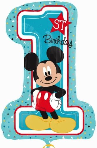 Disney Mickey Erste Geburtstag FolienLuftballon 71 cm