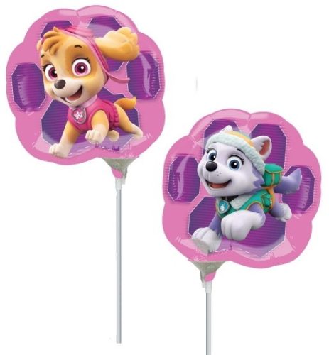 Paw Patrol pink mini Folienballon ((WP))