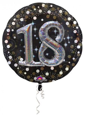 Happy Birthday 18 FolienLuftballon 81 cm