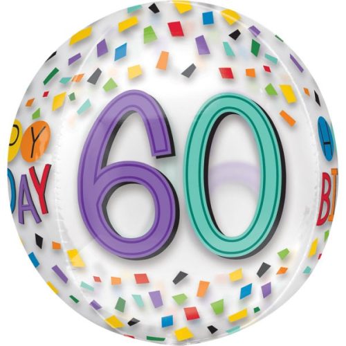 Happy Birthday 60 FolienLuftballon 40 cm