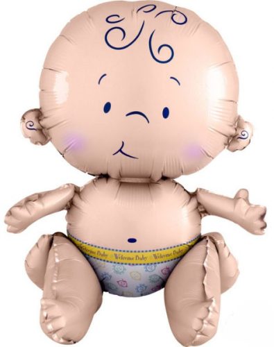 Sitzen Baby FolienLuftballon