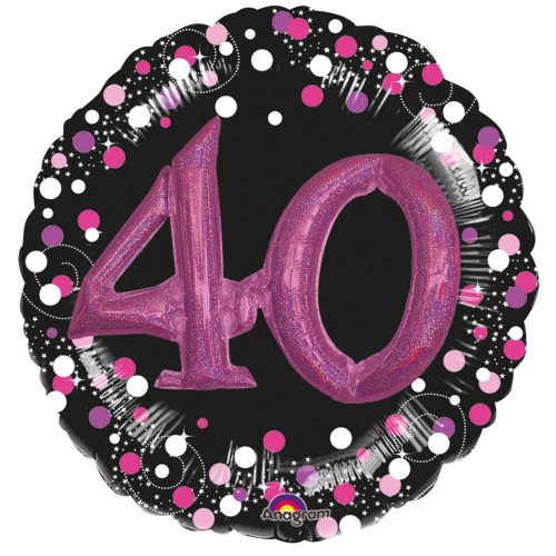 Happy Birthday 40 FolienLuftballon 81 cm