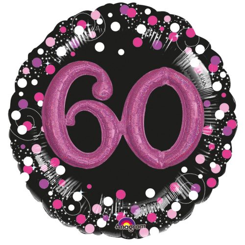 Happy Birthday 60 FolienLuftballon 81 cm