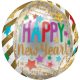 Happy New Year Ballon Folienballon 40 cm