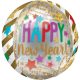 Neujahr Happy New Year Folienballon 40 cm