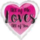 Liebe Love Folienballon 43 cm