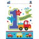 Erster Geburtstag Cars Geschenktasche 8-teiliges Set