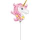 Einhorn Mini-Folienballon 25 cm