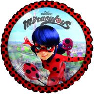   Miraculous Geschichten von Ladybug und Cat Noir City Folienballon 43 cm