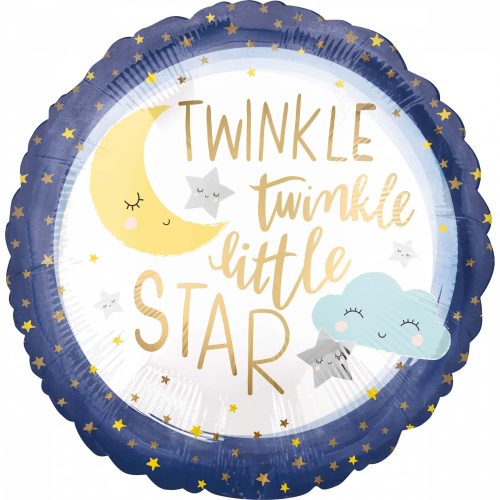 Twinkle, twinkle, little star FolienLuftballon 43 cm