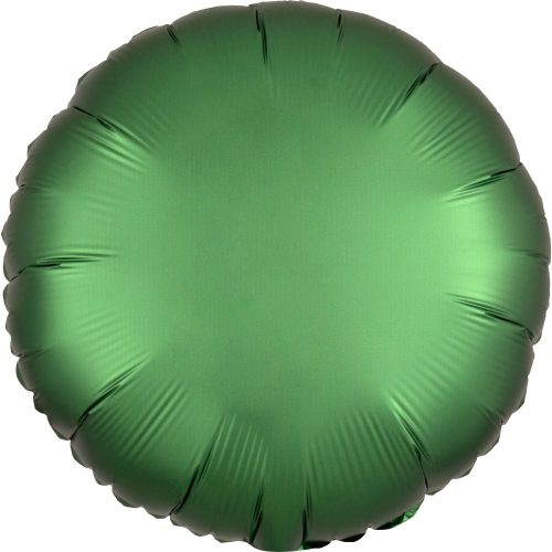 Satin Emerald Kreis Folienballon 43 cm