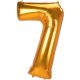 Nummer Gold, Gold Nummer 7 Folienballon 134 cm