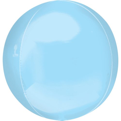 Pastel Blue Kugel FolienLuftballon 40 cm