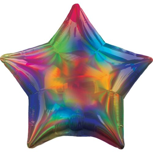 Holographisch Regenbogen FolienLuftballon 43 cm
