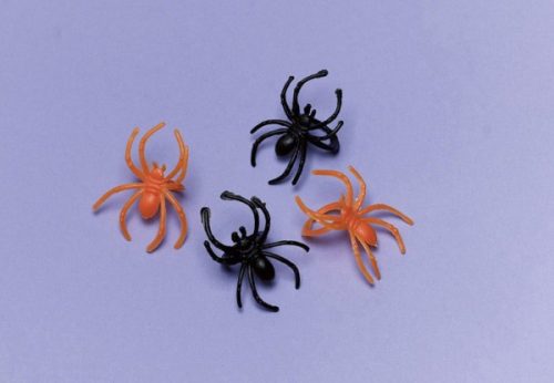 Plastik Spinnen Figuren, Set aus 30 Stück