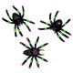 Plastik Spinnen Figuren, Set mit 8 Stück