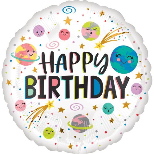 Happy Birthday FolienLuftballon 43 cm