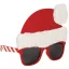 Weihnachten Santa Hat i Brille